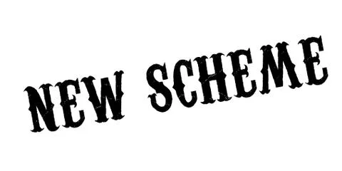 New Scheme rubber stamp Stock Illustration