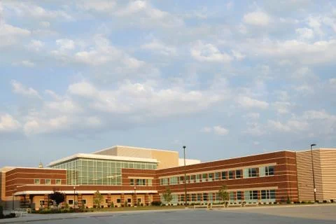 New School Building Stock Photos