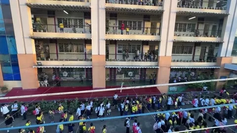 New school year begins in Philippines, PHILIPPINES, PH - 16 Jun 2025 Stock Footage 311351359