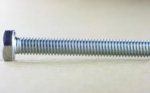 New screw-bolt macro Stock Photos