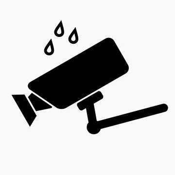 	New security camera symbol. Stock Illustration
