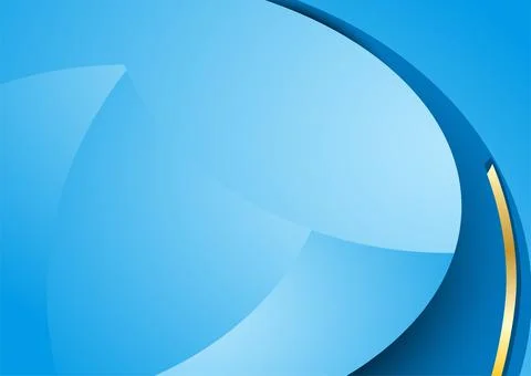 New shapes blue gradient vector illustration. Stock Illustration