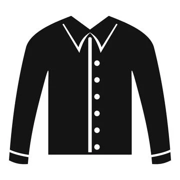 New shirt icon simple vector. Uniform clothes Stockillustratie