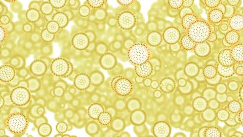 New simple form of life. Design. Visualization of the origins of life. 库存插图