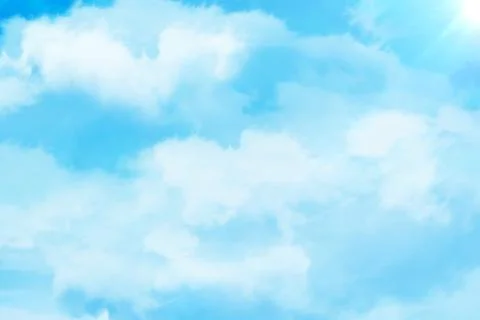 New sky clouds background Stock Illustration