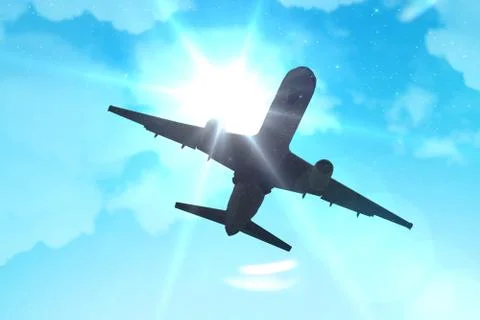 New sky clouds background Stock Illustration