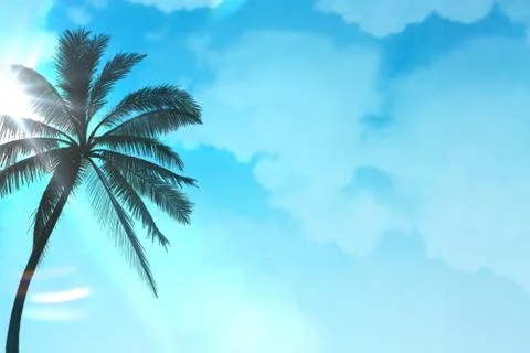 New sky clouds background Stock Illustration