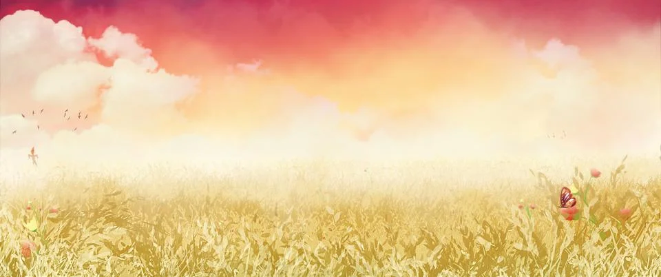 New sky clouds background Stock Illustration