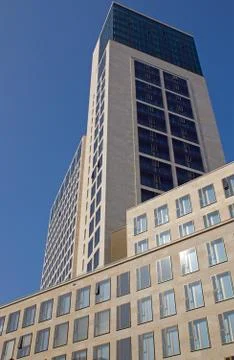 New skyscraper in Berlin Stock Photos
