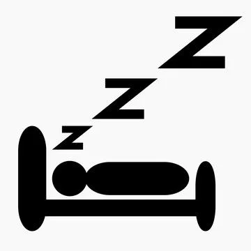 New Sleep icon. Stock Illustration
