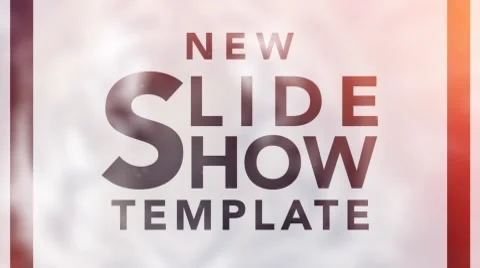 New Slide Show Template Stock After Effects