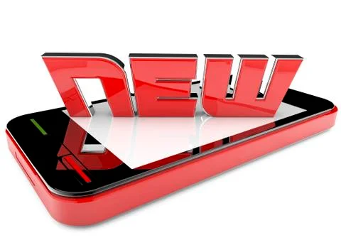 New smartphone Stock Illustration