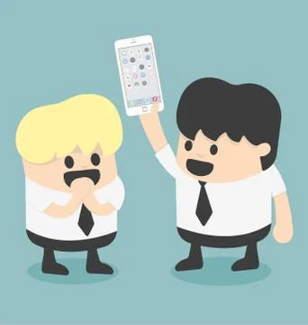 New smartphone Stock Illustration