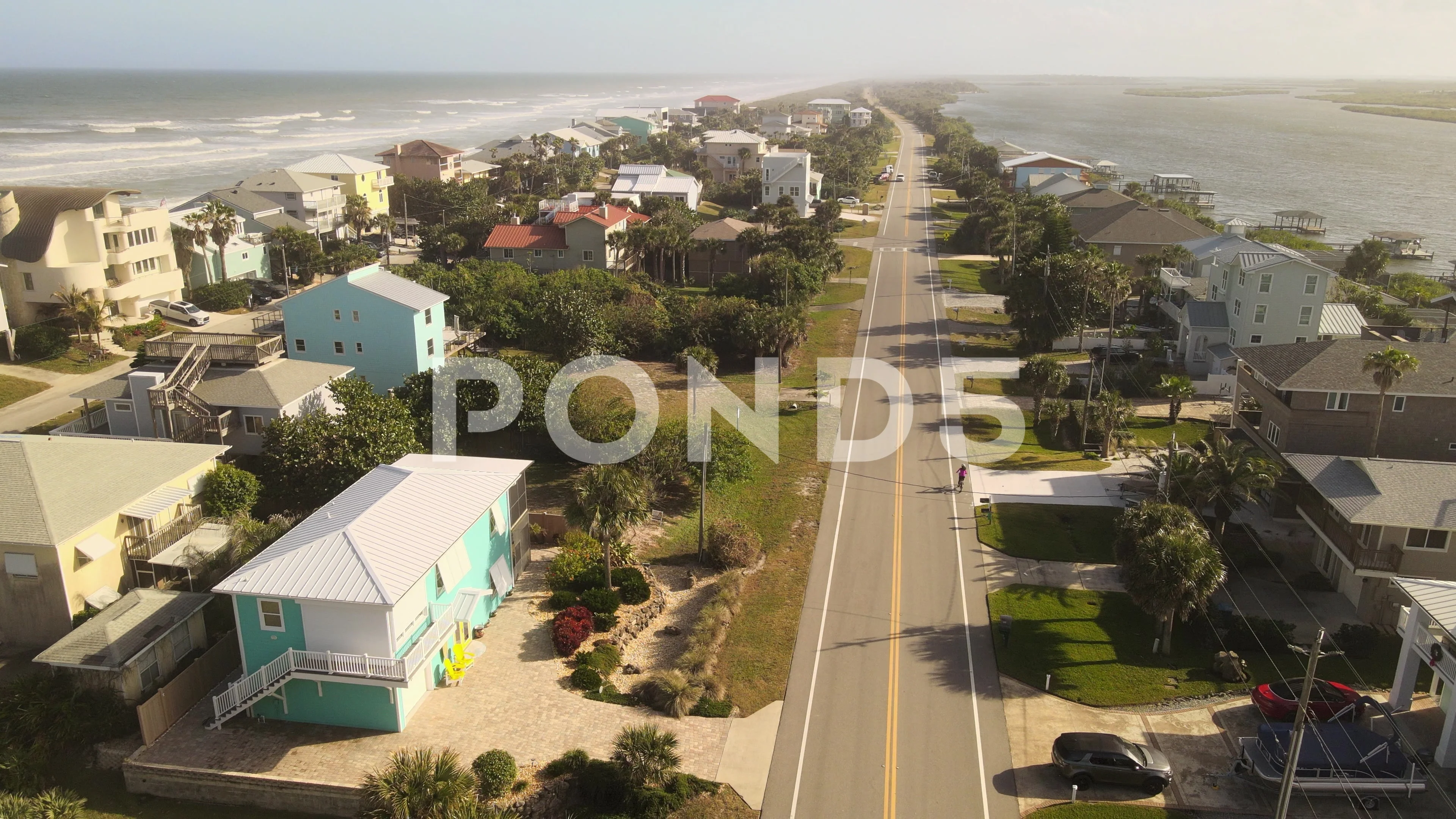 New Smyrna Beach Florida Usa City South Stock Video Pond5