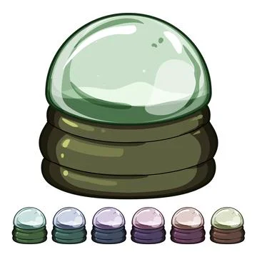 New snow ball cartoon vector graphic 스톡 일러스트