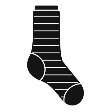 New sock icon simple vector. Kid collection Illustrazione stock