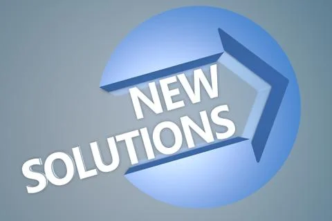 New Solutions Stock Illustration