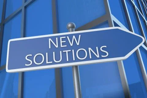 New Solutions Stock Illustration