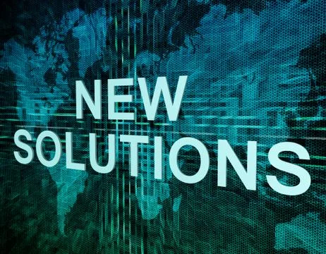New Solutions Stock Illustration