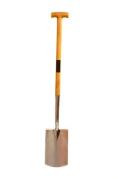 New spade isolated Stock Photos