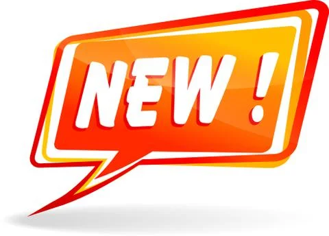 New speech bubble Stock Illustration