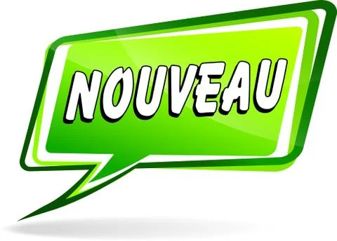 New speech Stock Illustration