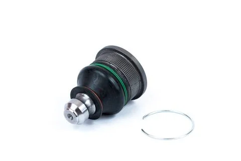 New spherical joint on a white background. Spare parts for replacing the s... 스톡 사진