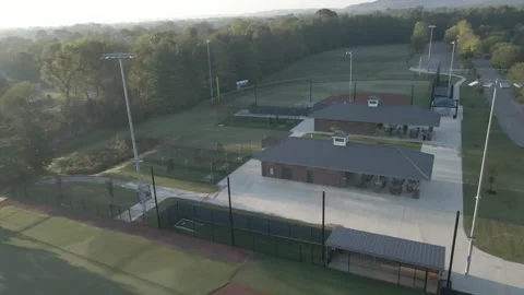 New sports complex opens in small town Stock Footage 311944088