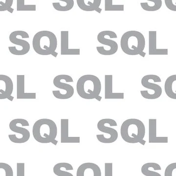 New SQL seamless pattern Stock Illustration
