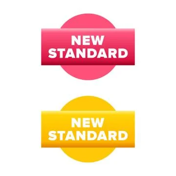 New standard symbol  Illustrazione stock