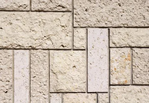 New stone wall Foto stock