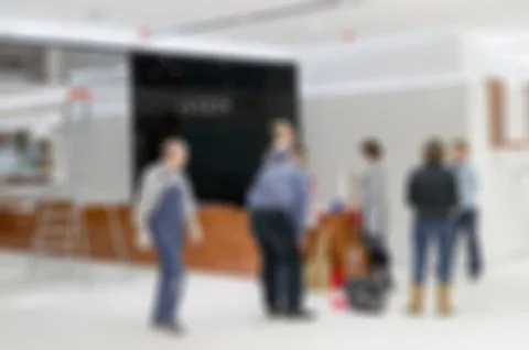 New store theme blur background Stock Photos