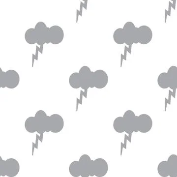 New Storm seamless pattern Illustrazione stock