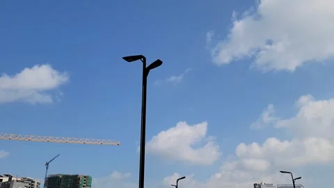 New Street Light in Addis Ababa, Ethiopia. Stock Footage 320484181