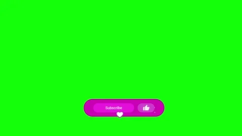 New Like Subscribe Bell Notification All Green Screen Background Pink Stock-Footage 246629695