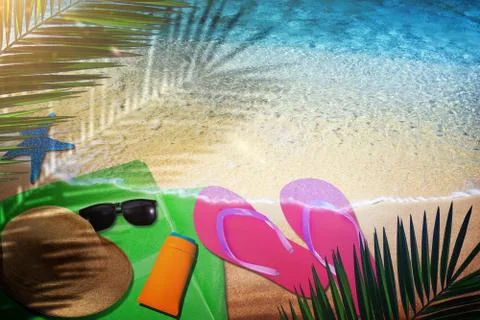 New summer time background Stock Illustration