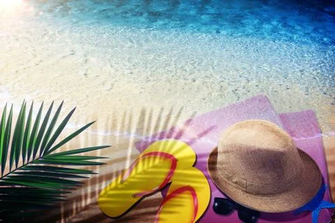 New summer time background Stock Illustration