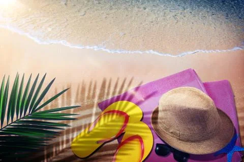 New summer time background Stock Illustration