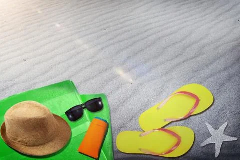 New summer time background Stock Illustration