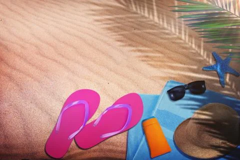 New summer time background Stock Illustration