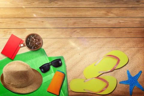 New summer time background Stock Illustration