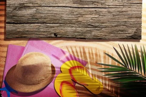 New summer time background Stock Illustration