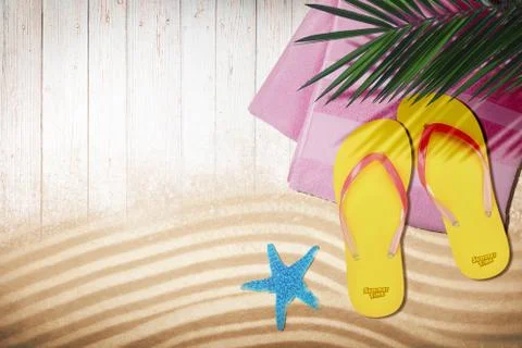 New summer time background Stock Illustration