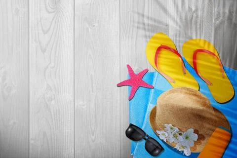 New summer time background Stock Illustration