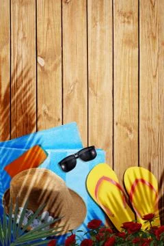 New summer time background Stock Illustration