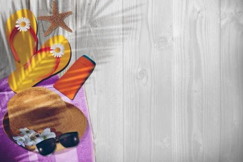 New summer time background Stock Illustration