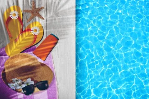 New summer time background Stock Illustration