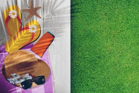 New summer time background Stock Illustration