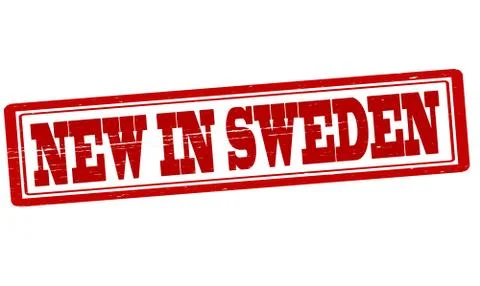 New in Sweden Stock Illustration