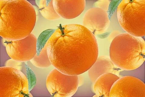 New sweet Orange background Stock Illustration